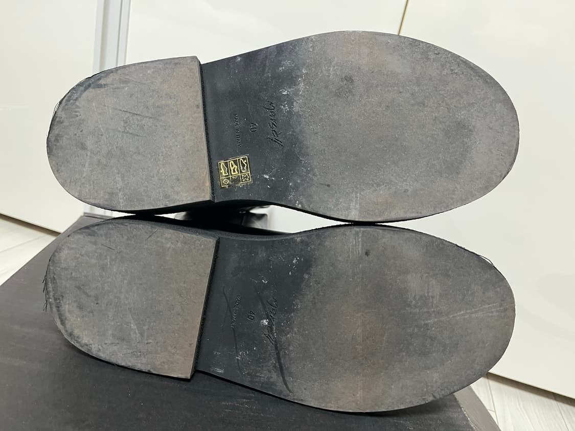 마르셀 Zuccone 레더 첼시 부츠 EU40 상품이미지5