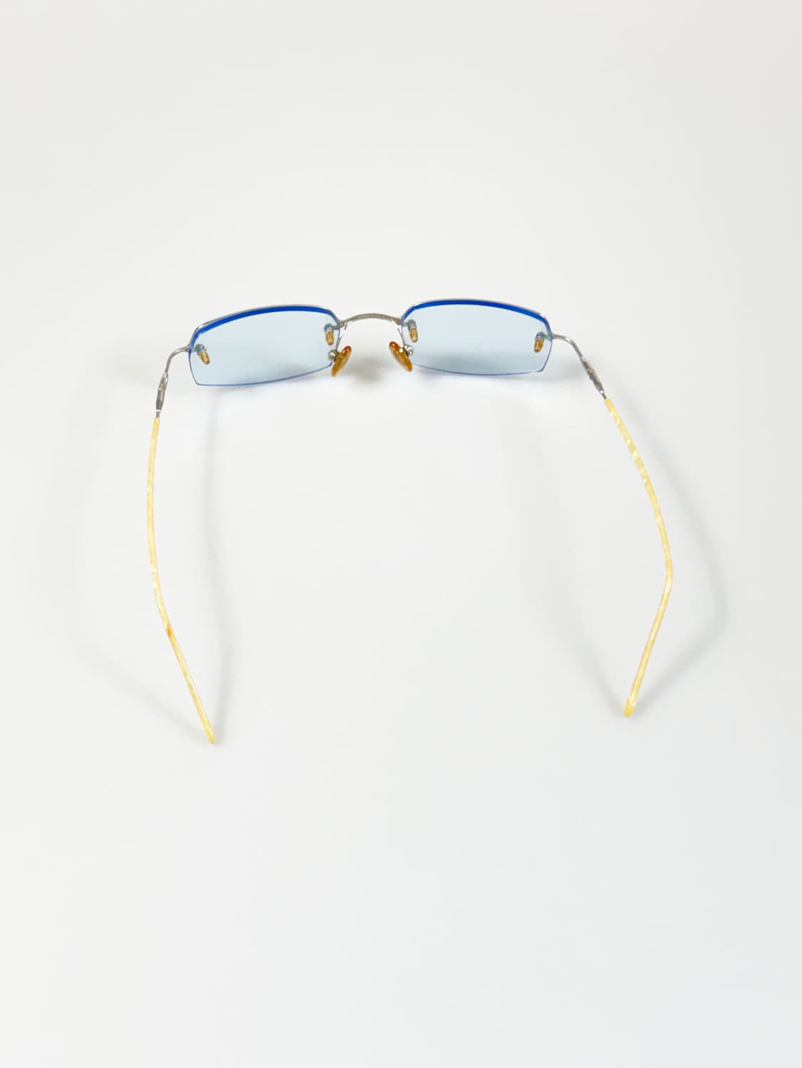 JEEP 실버 무테 스퀘어 메탈 빈티지 안경 상품이미지5