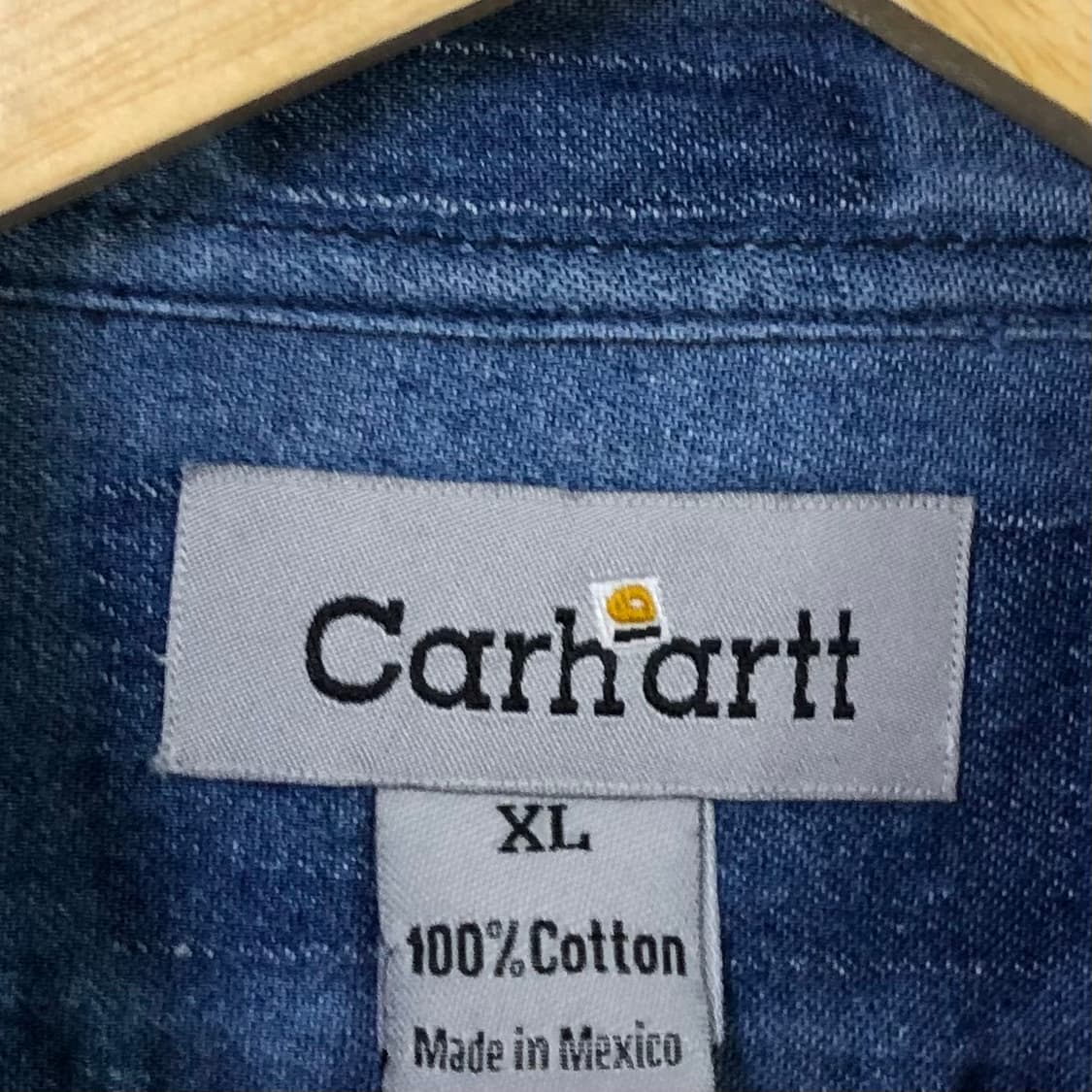 Xxl 칼하트 데님 셔츠 상품이미지3