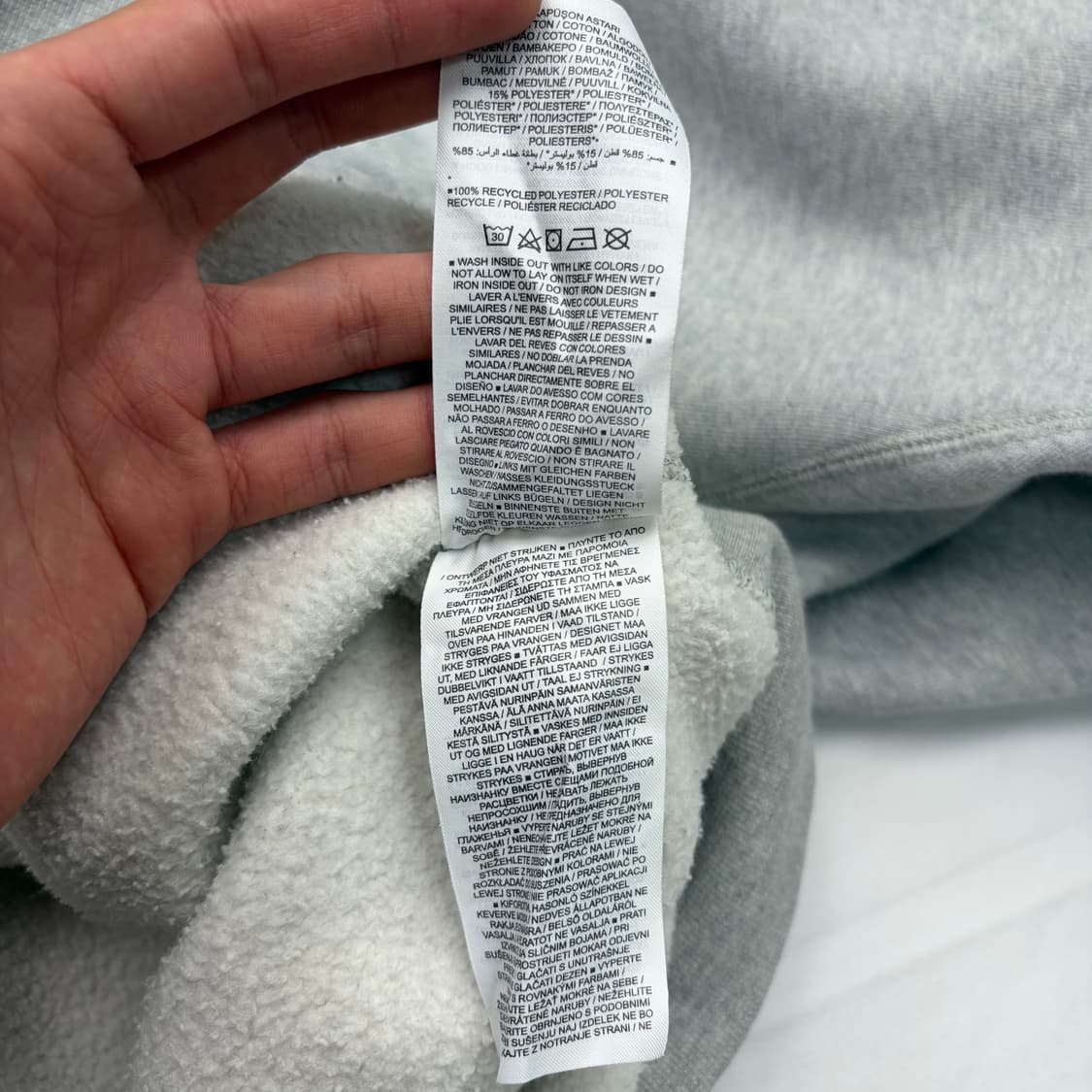 나이키 NRG 솔로스우시 그레이 후드티 2XL 상품이미지9