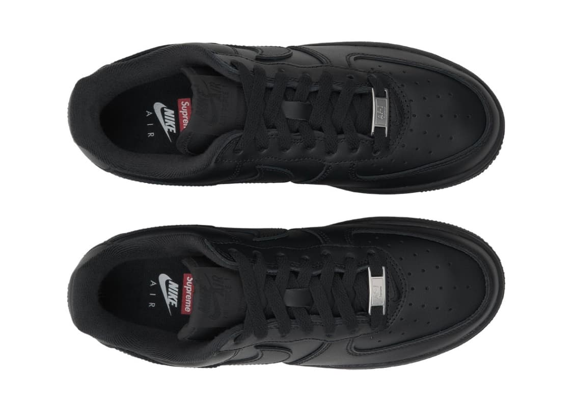 [255] 나이키 x 슈프림 에어포스 1 로우 블랙 255 상품이미지2