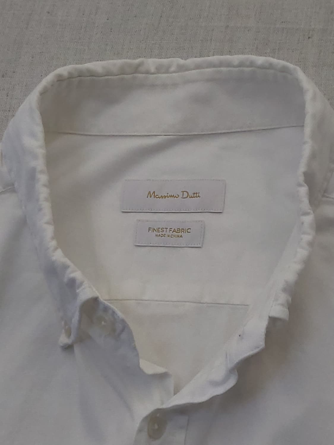 마시모두띠 화이트 셔츠 남성용 2XL 상품이미지3