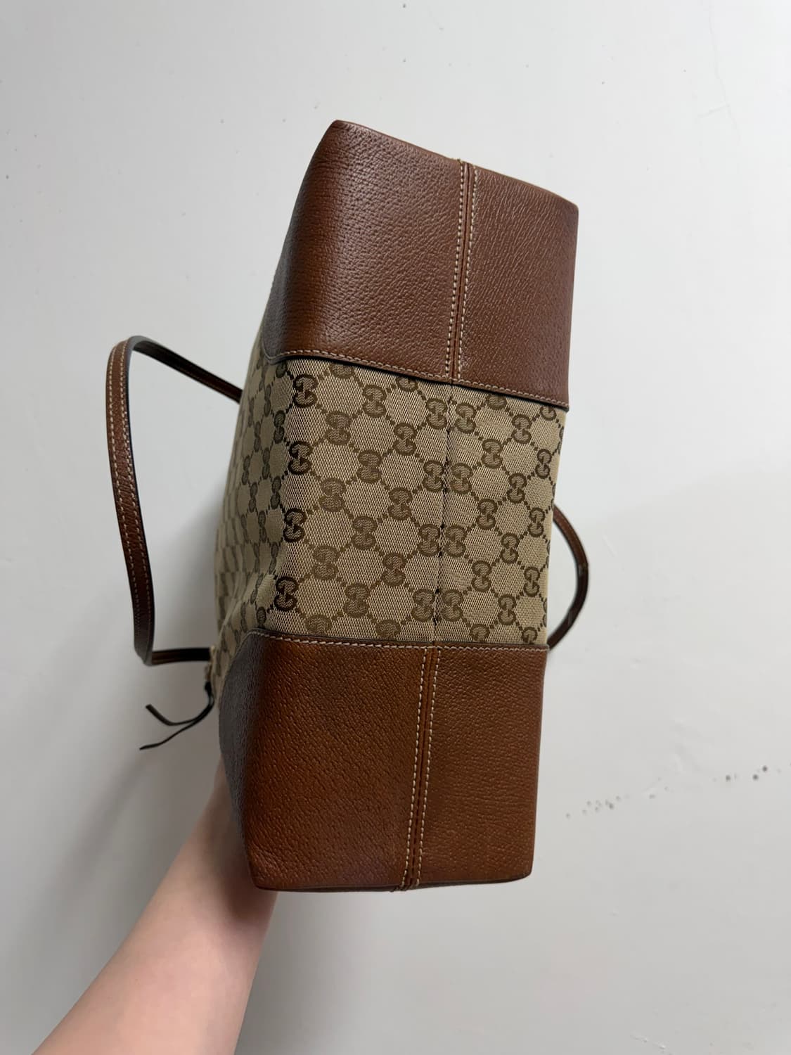 [정품] 구찌 자가드 숄더백 브라운  상품이미지6