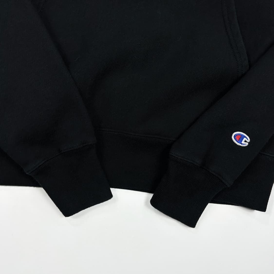 챔피온 리버스위브 베이직 헤비코튼 후드티 블랙 S 상품이미지3
