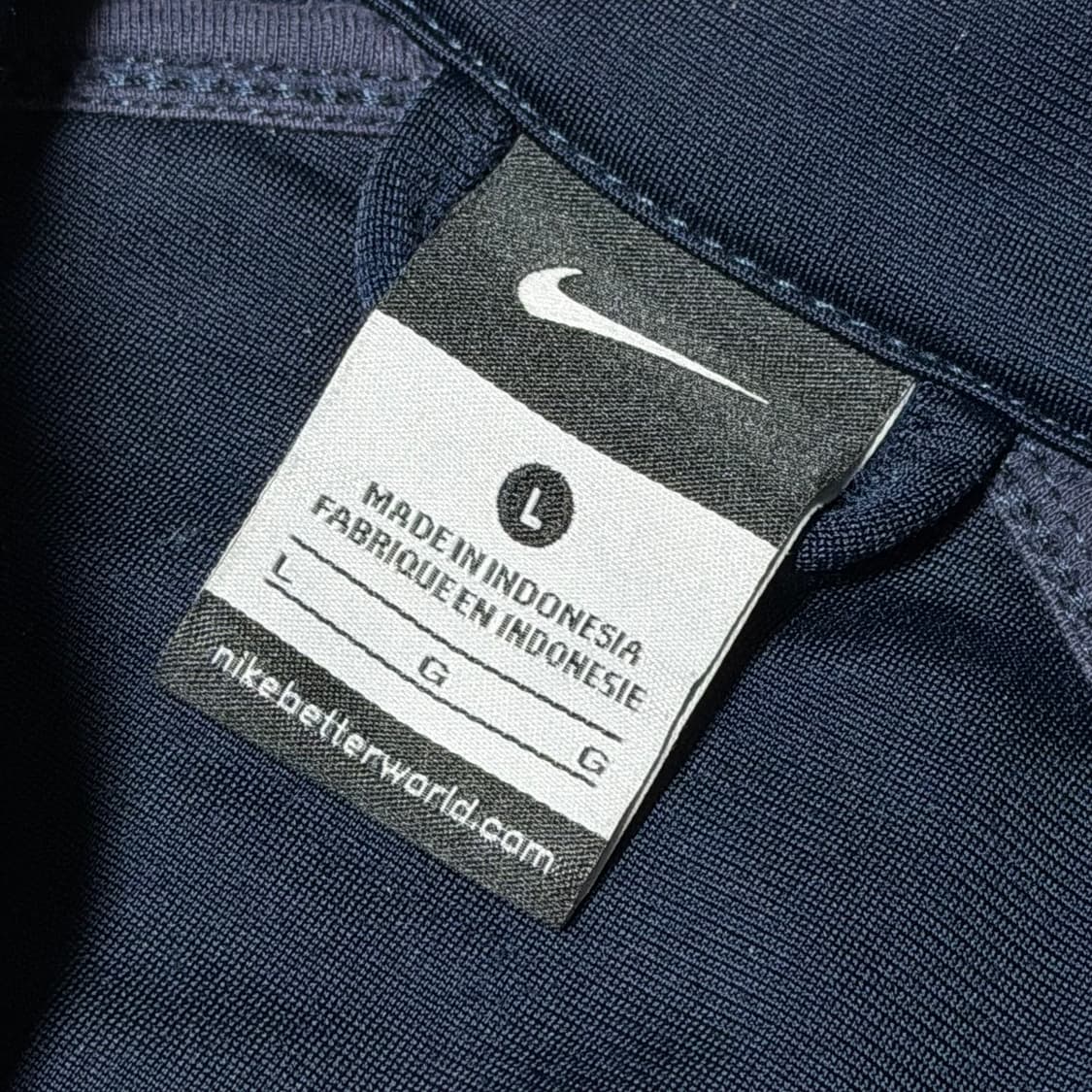 나이키 L 스우시 로고 트랙탑 져지 자켓 네이비 상품이미지5