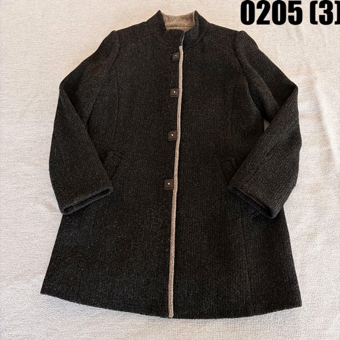 [100] 올리비아로렌 여성 차이나 카라 모직 코트 0205(3) 상품이미지1