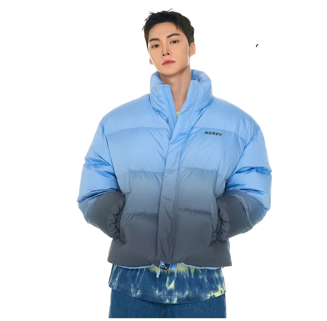 널디 머큐리 그라데이션 다운 패딩 M 상품이미지2