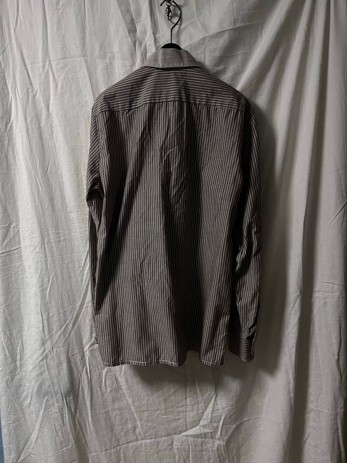 Vintage Stripe Wide Collar Shirt 상품이미지4
