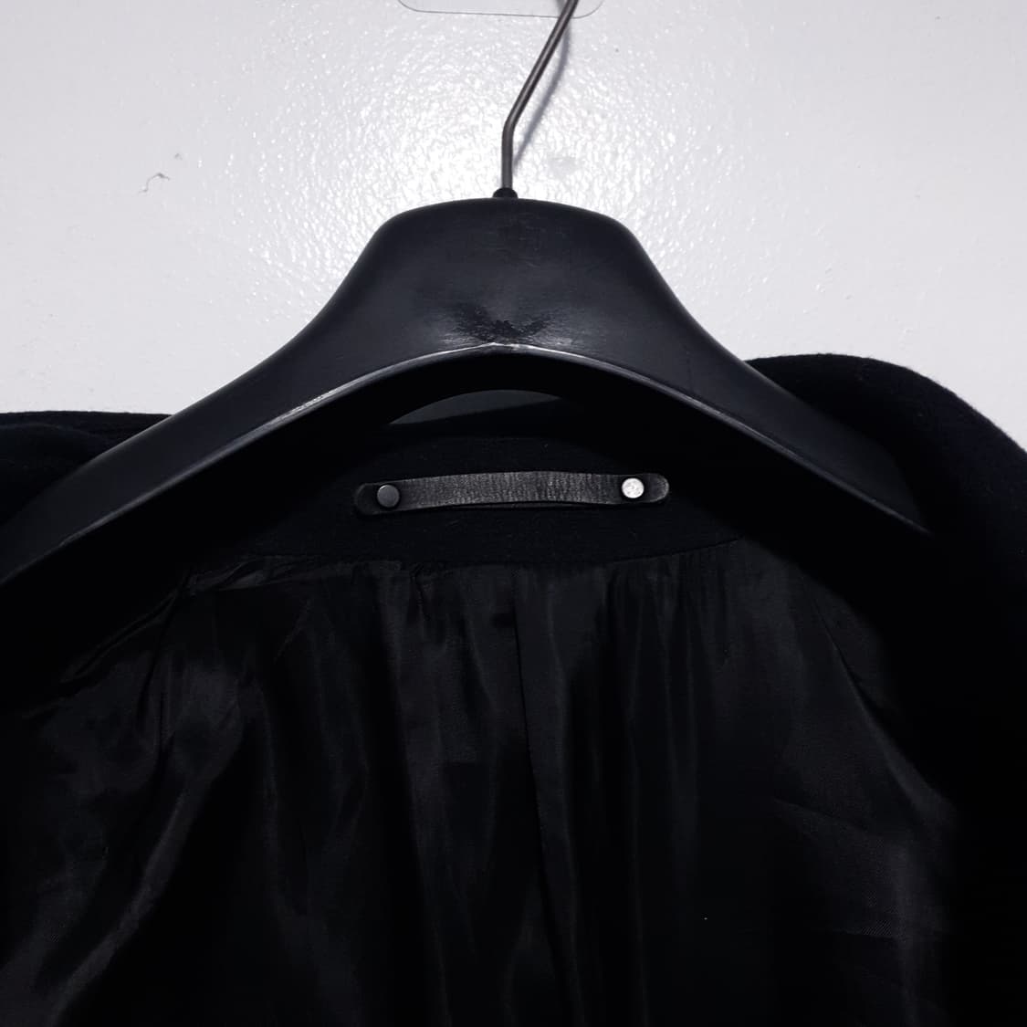 M (95) 올세인츠 클래식 더블 브레스티드 버튼 울 오키타 롱코트 블랙 상품이미지6