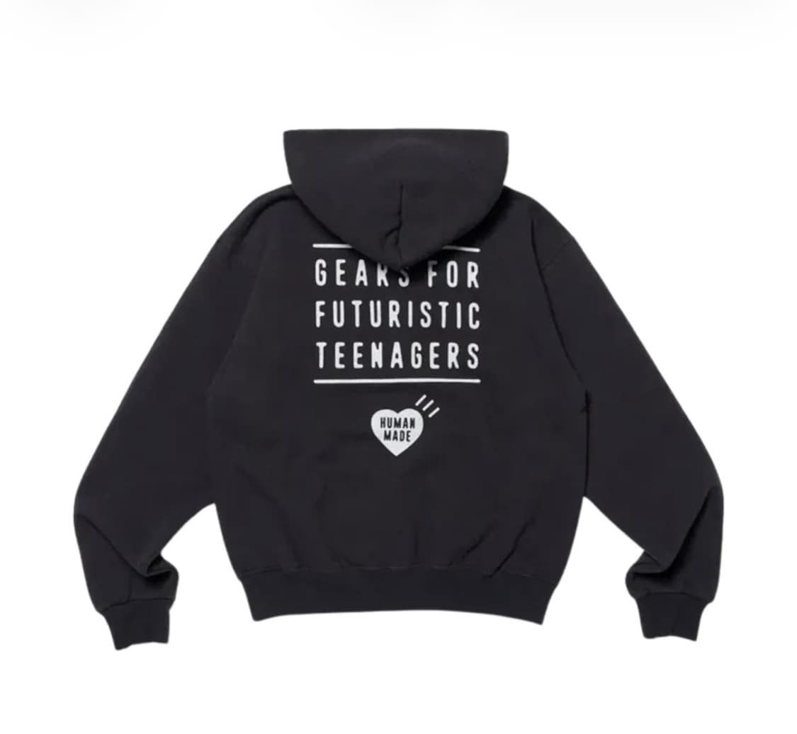 휴먼메이드 후드집업 블랙 L사이즈 상품이미지1