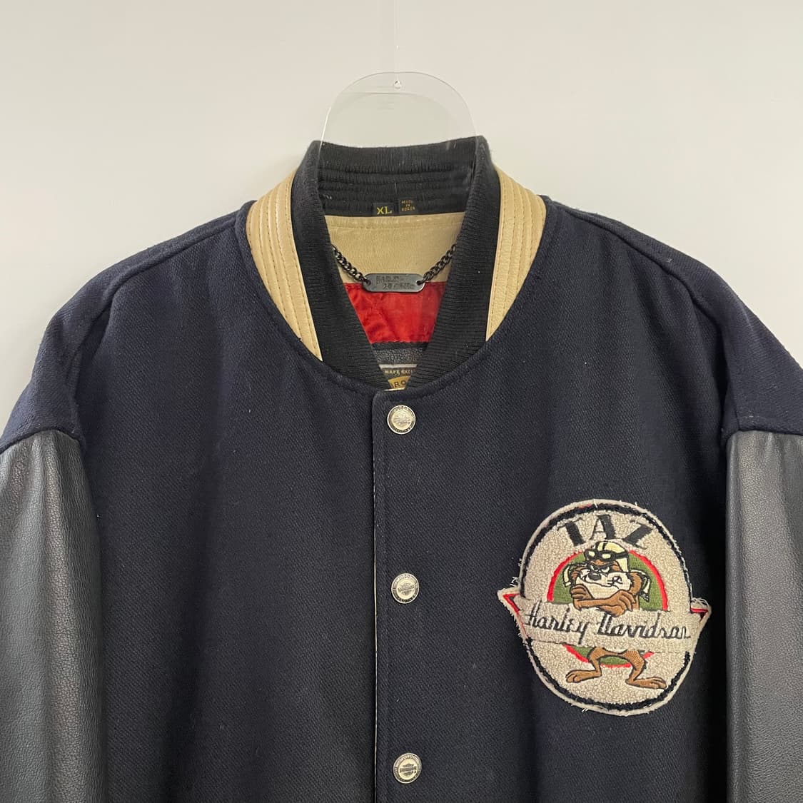 할리 데이비슨 50주년 테즈 가죽 바시티 자켓 상품이미지3