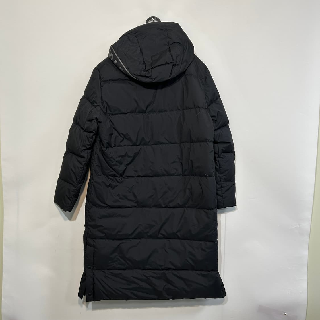 살레와 남성 구스다운 롱패딩 105 블랙 상태최상 상품이미지3