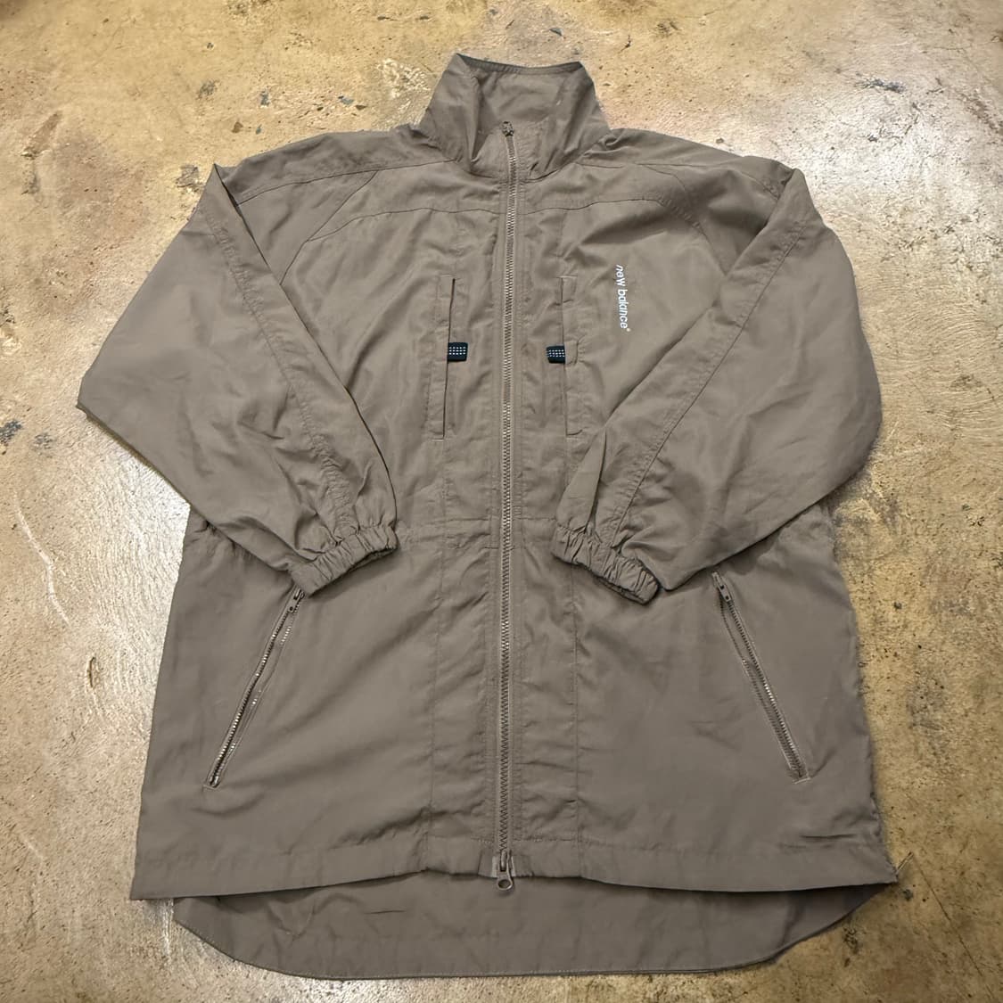 [정품/L] 뉴발란스 브라운 바람막이 자켓 b18 상품이미지2