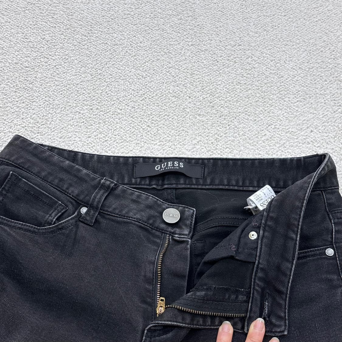 78(31) 게스 블랙 데님 팬츠 0326E 상품이미지5