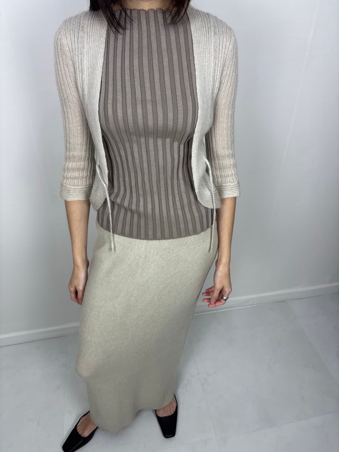 ANGORA FLARED CARDIGAN 상품이미지5