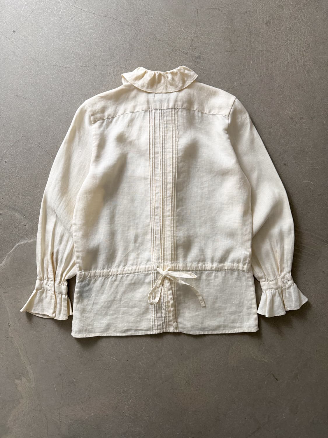 Ralph Lauren 100% Linen Ruffle Blouse 상품이미지3