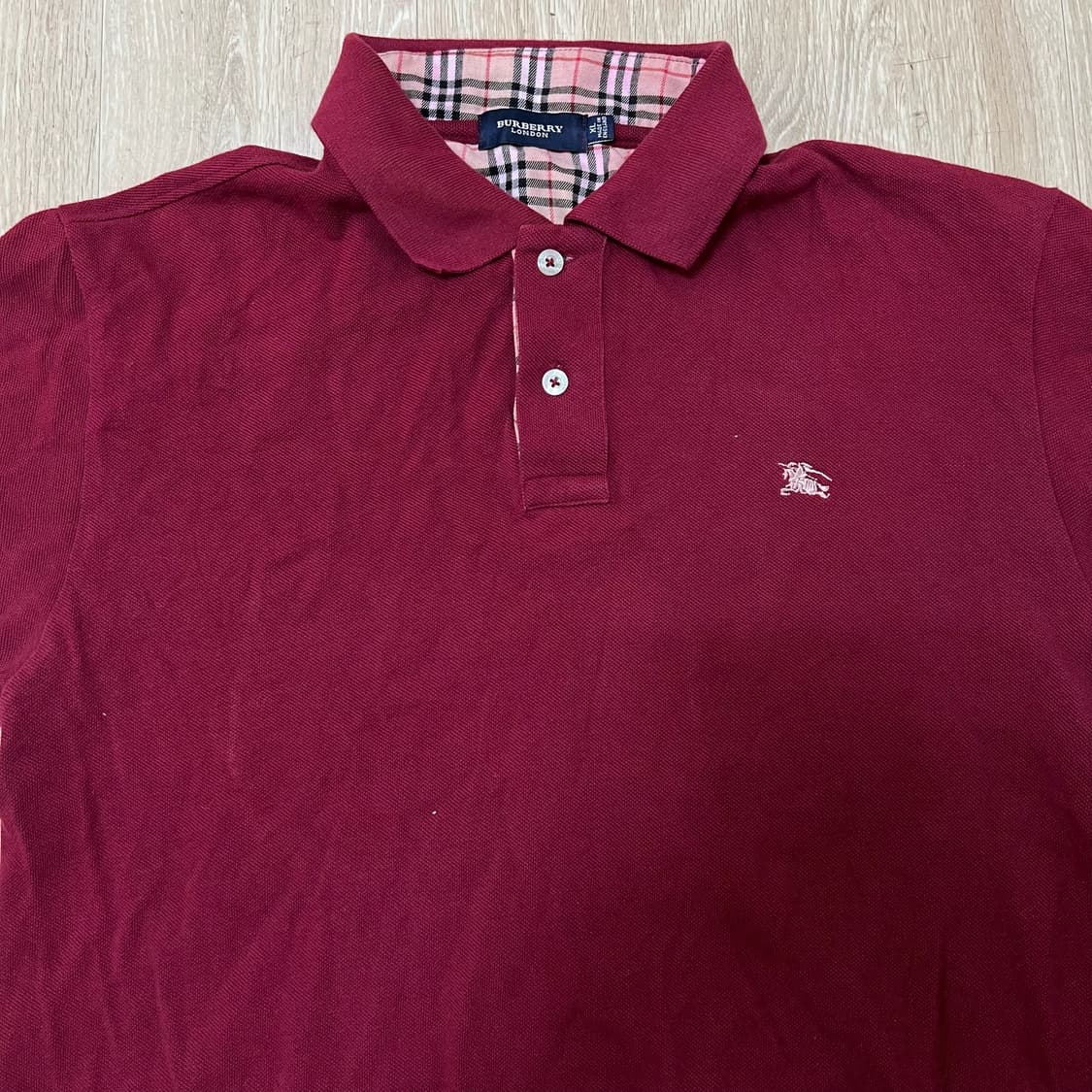 버버리 런던 노바체크 PK 반팔 카라티 XL/105  상품이미지2