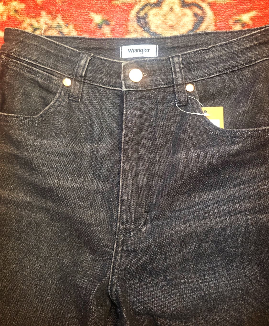 랭글러(Wrangler)블랙 데님팬츠 상품이미지4