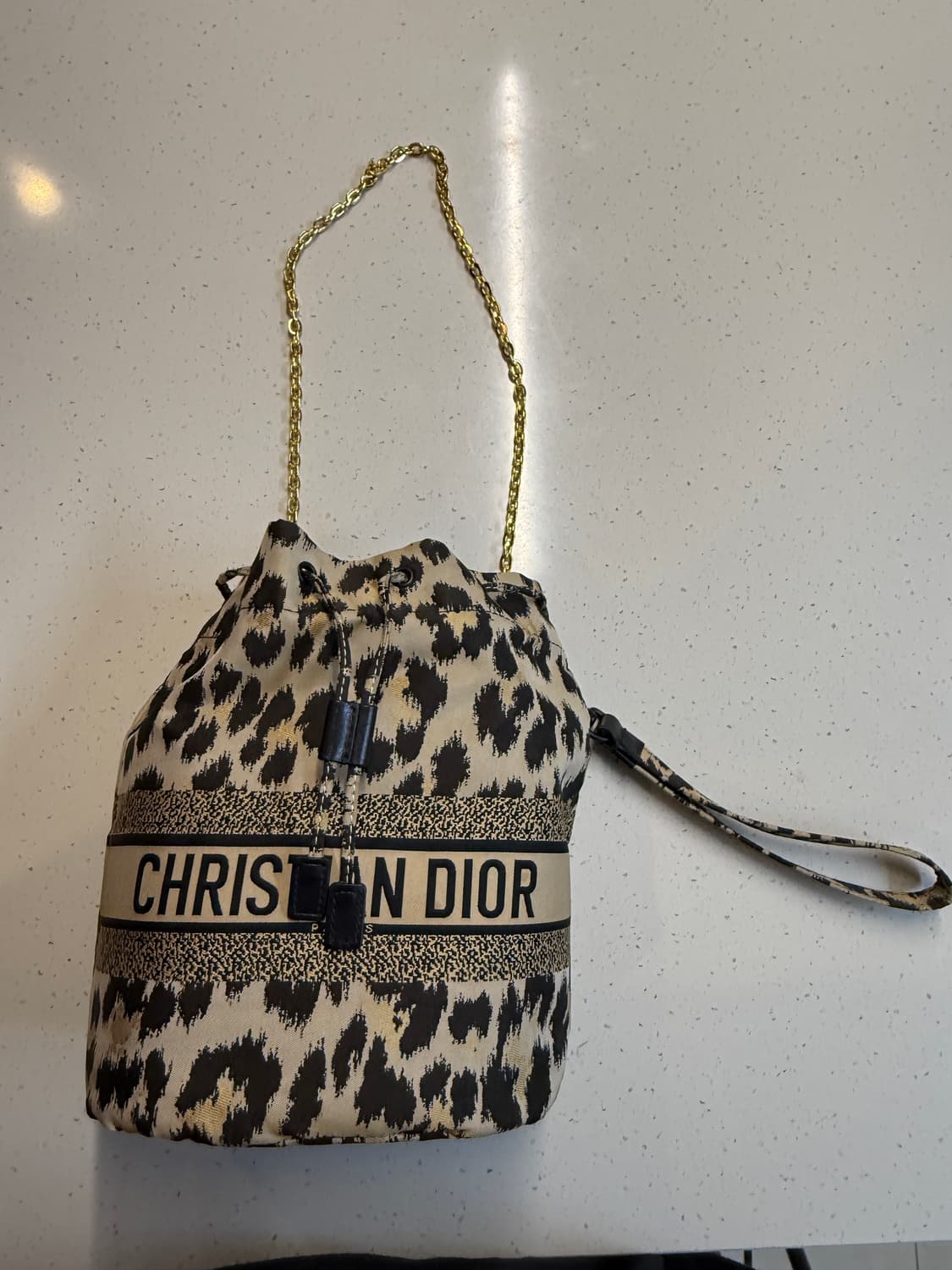 디올 트래블 호피 파우치백 상품이미지7