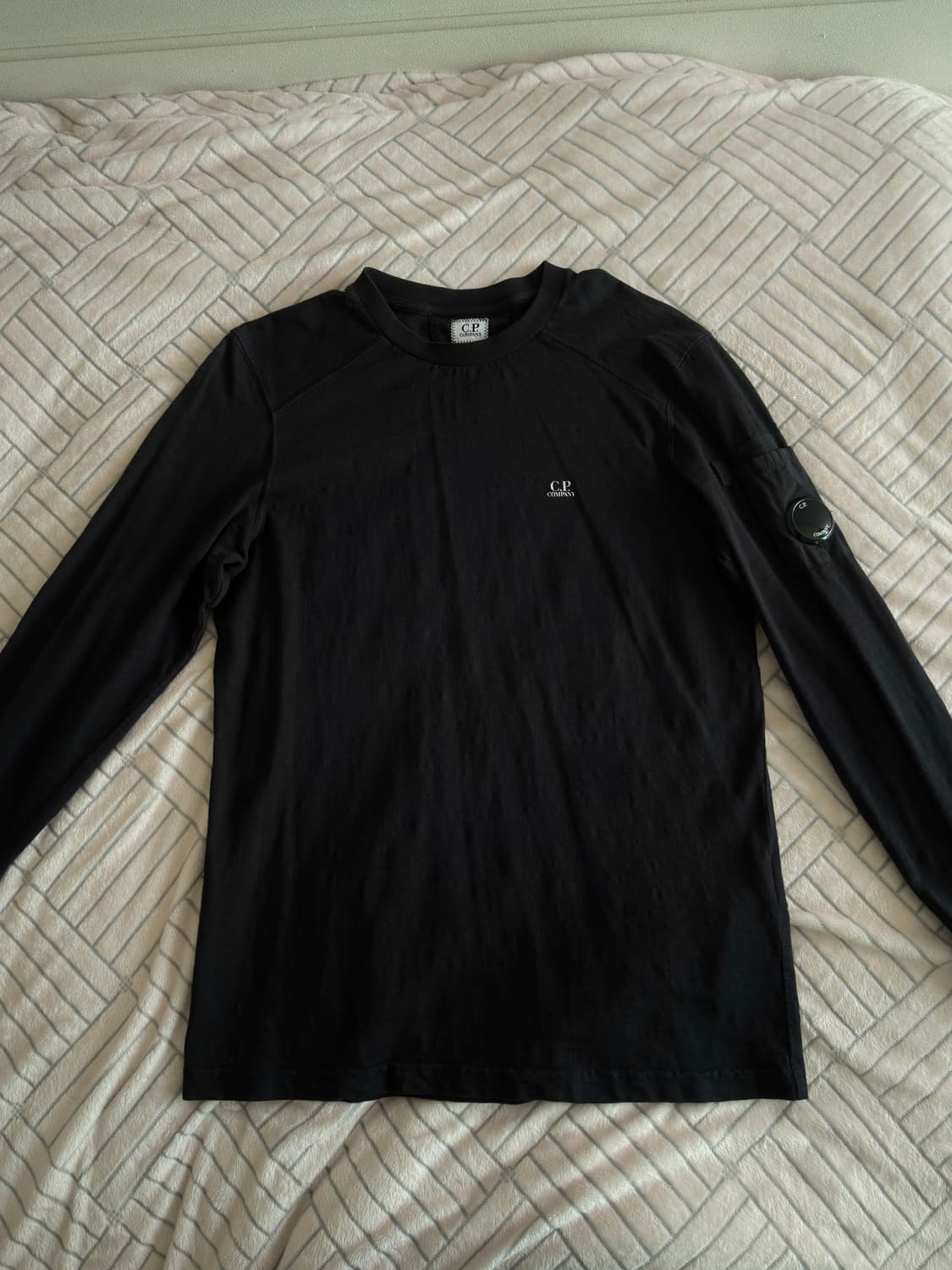 [m] C.P. Company cp컴퍼니 렌즈 로고 린넨 롱슬리브 상품이미지2