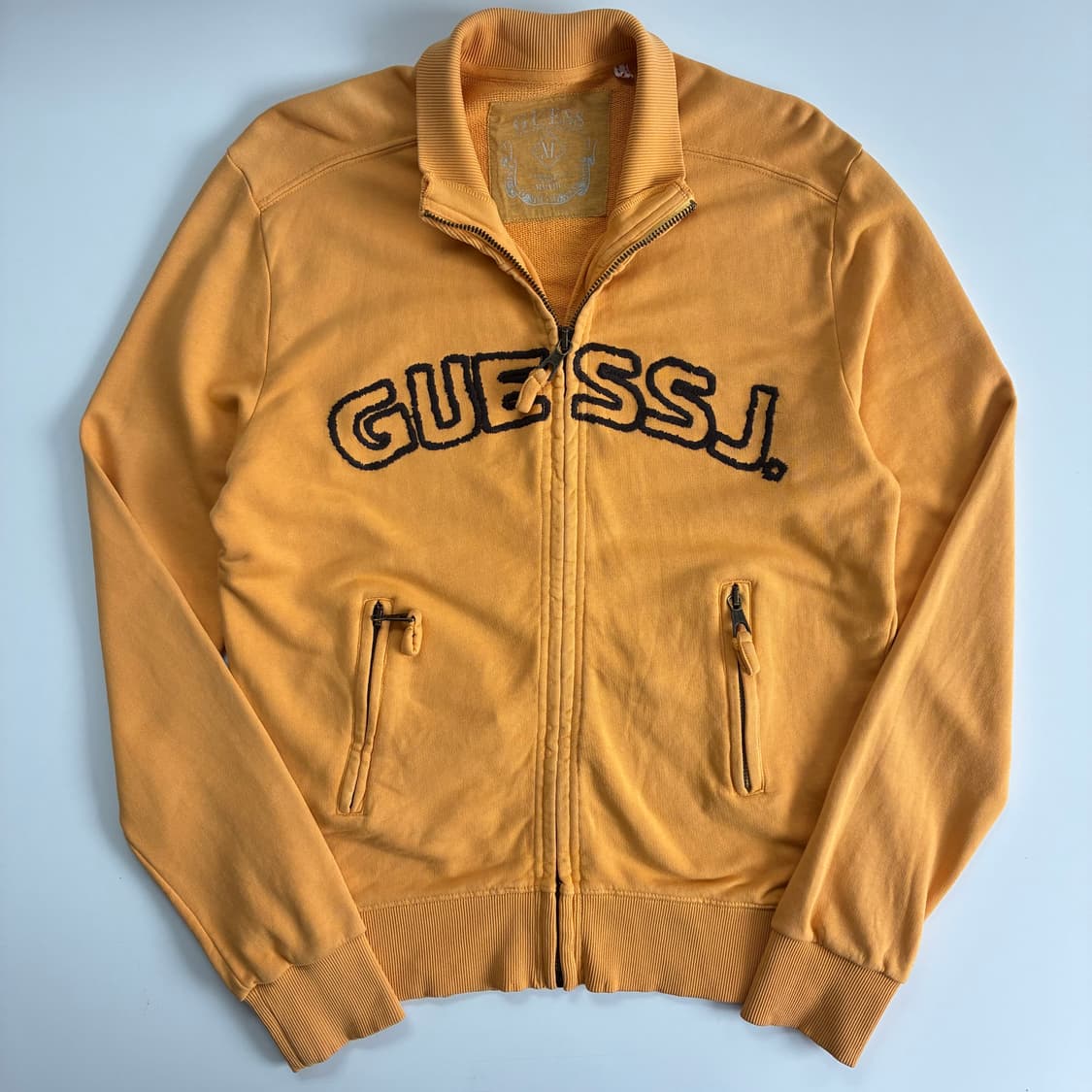 Guess  게스 90,s 옐로우 코튼 집업  상품이미지1