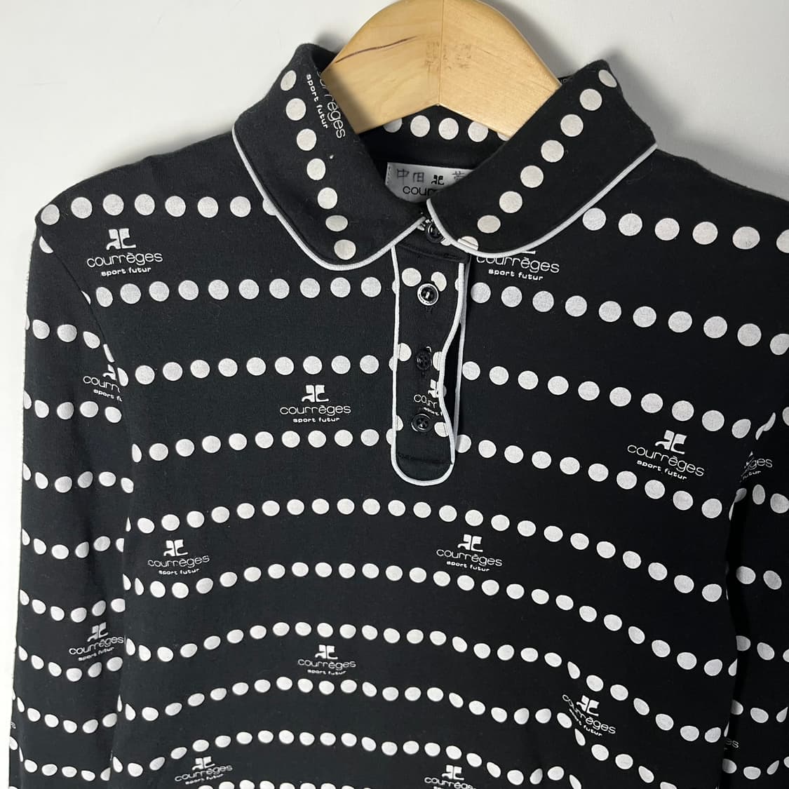 [Courreges] 꾸레쥬 PK 도트 롱슬리브 상품이미지2