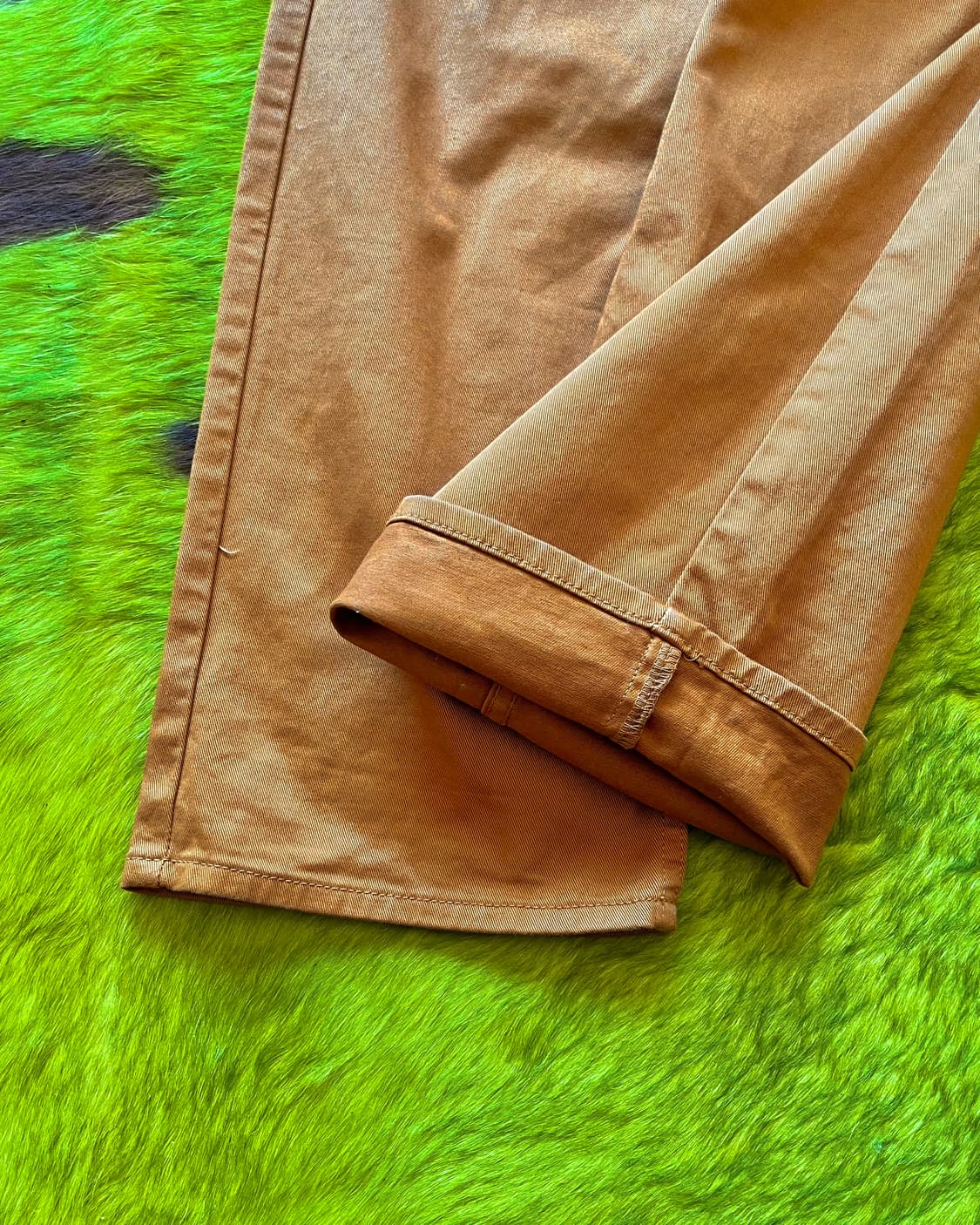 BEAMS Relaxed Camel Cotton Chino Pants 상품이미지6