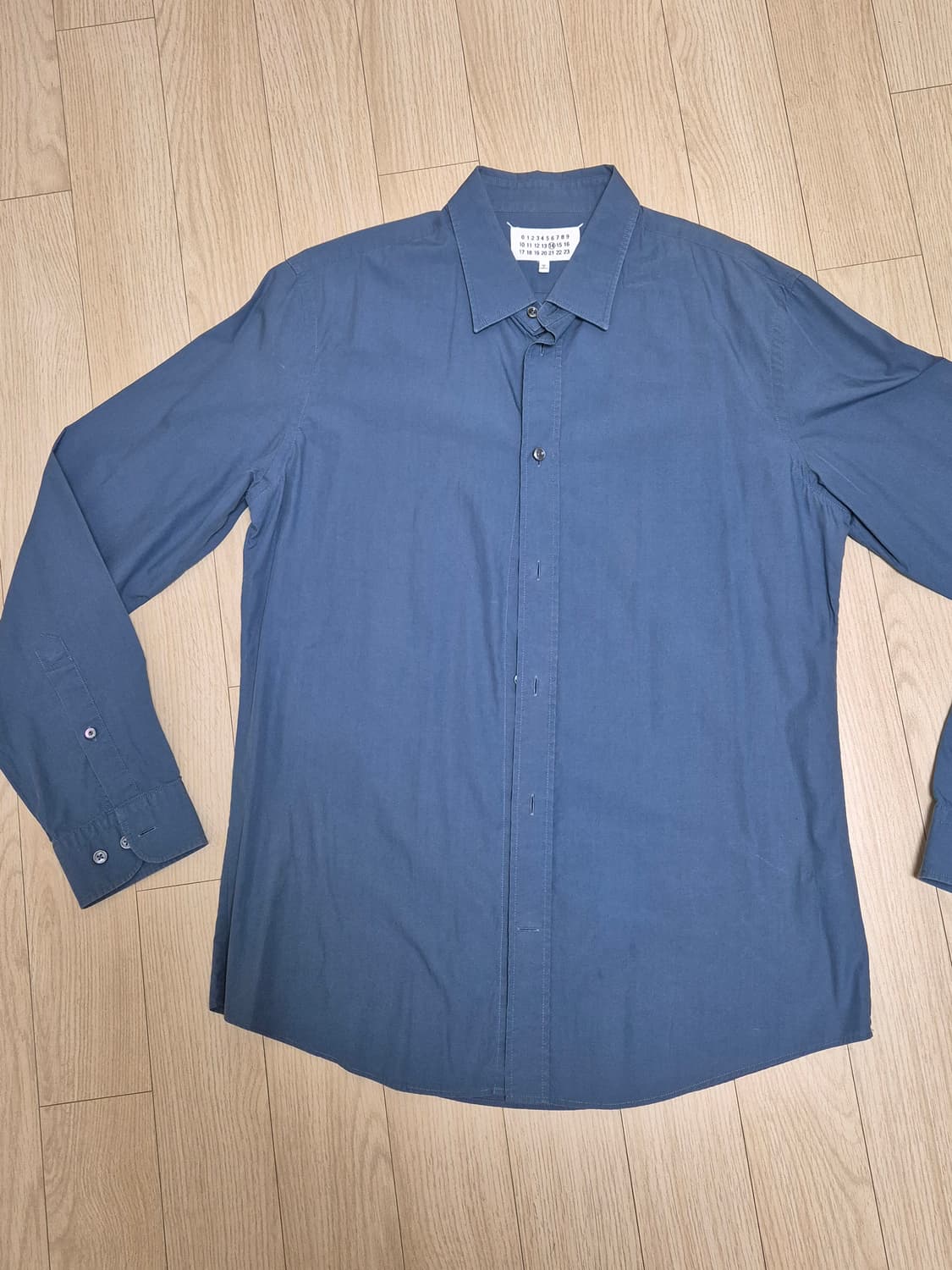 메종 마틴 마르지엘라 옅은 네이비 셔츠 상품이미지1