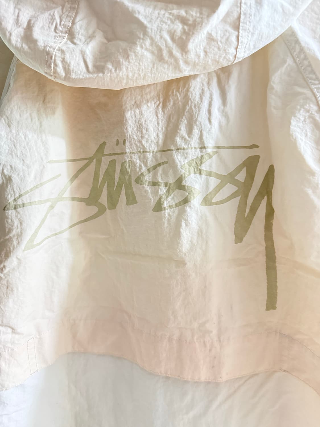 스투시 비치 쉘자켓 본컬러 XXL 상품이미지3