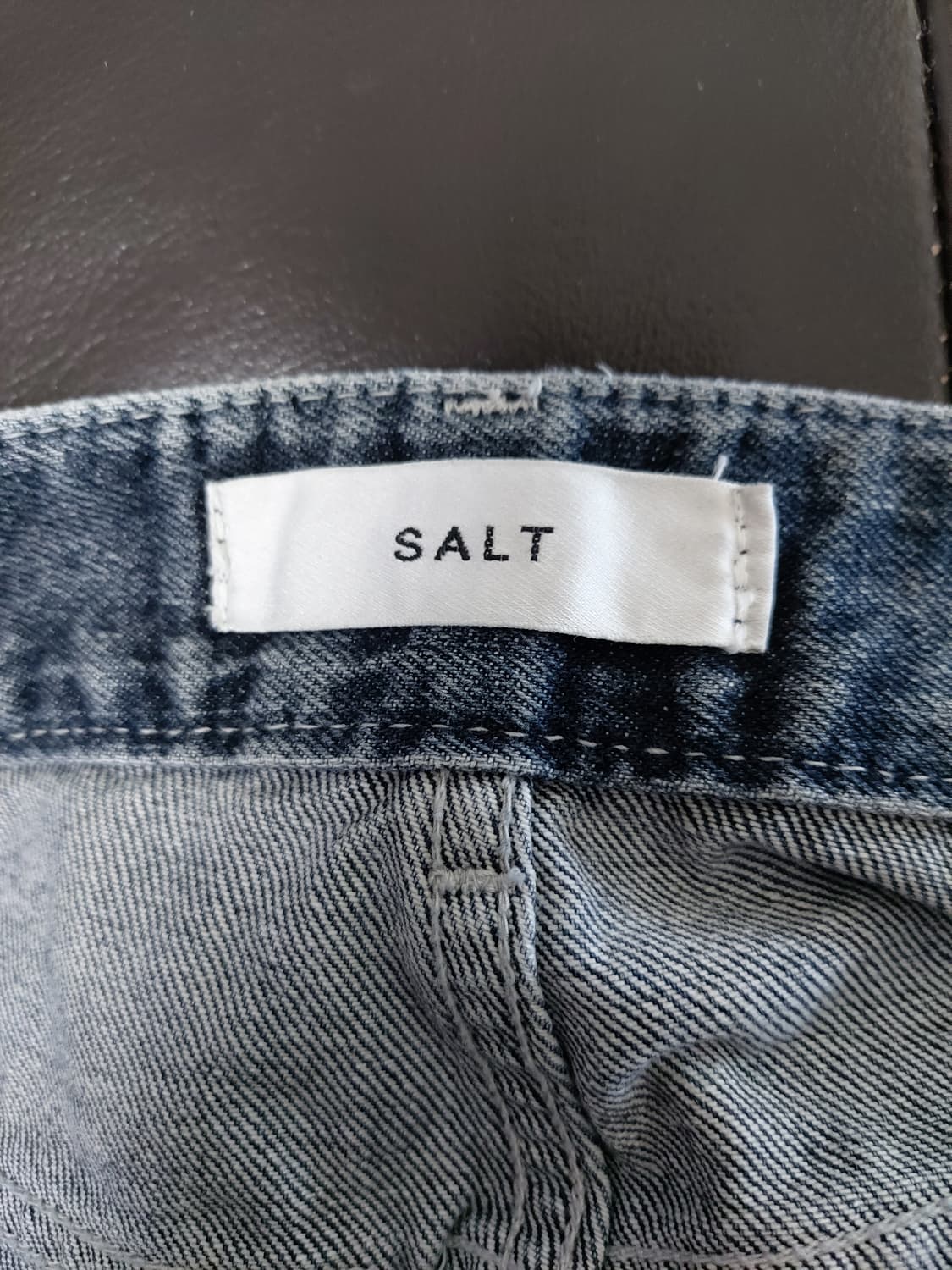 SALT 남성 연청 와이드 데님 팬츠(L) 상품이미지5