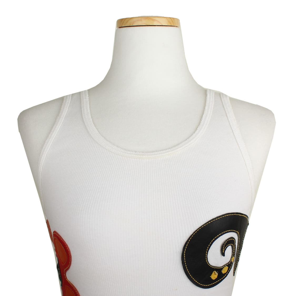 앨리스&올리비아 아이보리 골지 아플리케 민소매 상의 (55까지) 상품이미지5