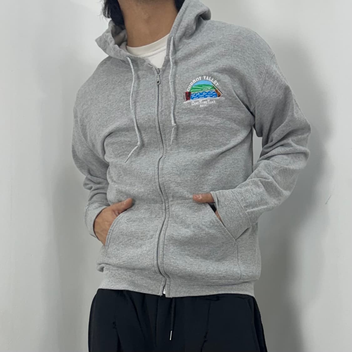 90’s Gildan Hood Zip Up 상품이미지2