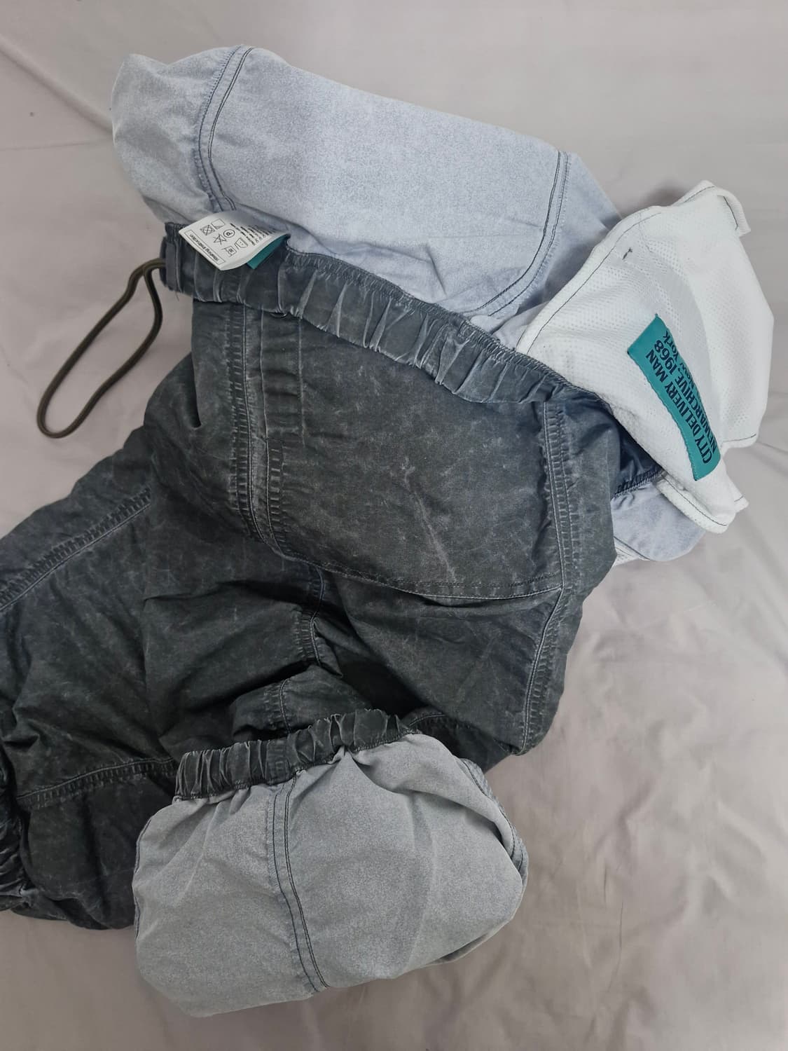 크랙 가먼트 카고 나일론 팬츠 상품이미지3