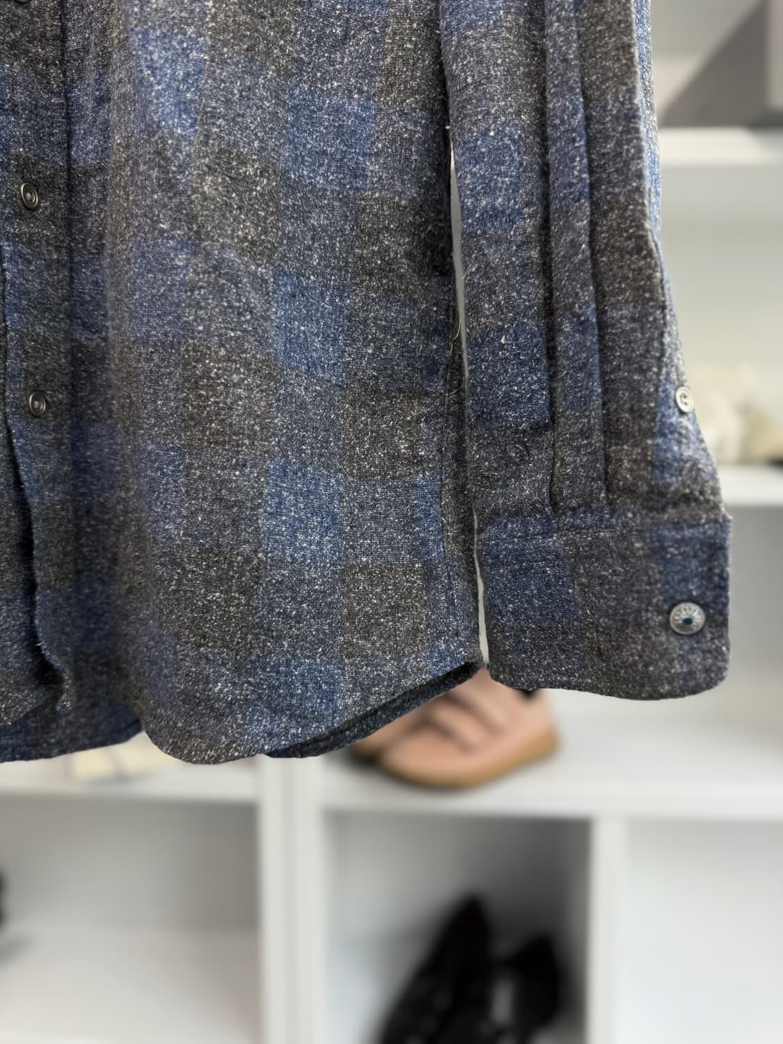 빈티지 네프 체크 셔츠 상품이미지3