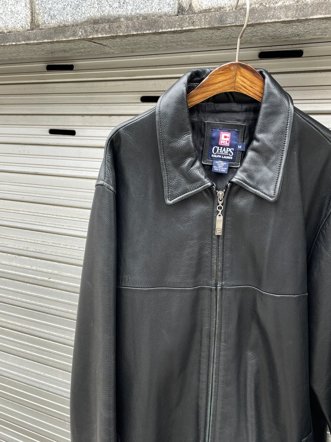 90s Chaps Ralph Lauren Leather Car Coat 상품이미지3