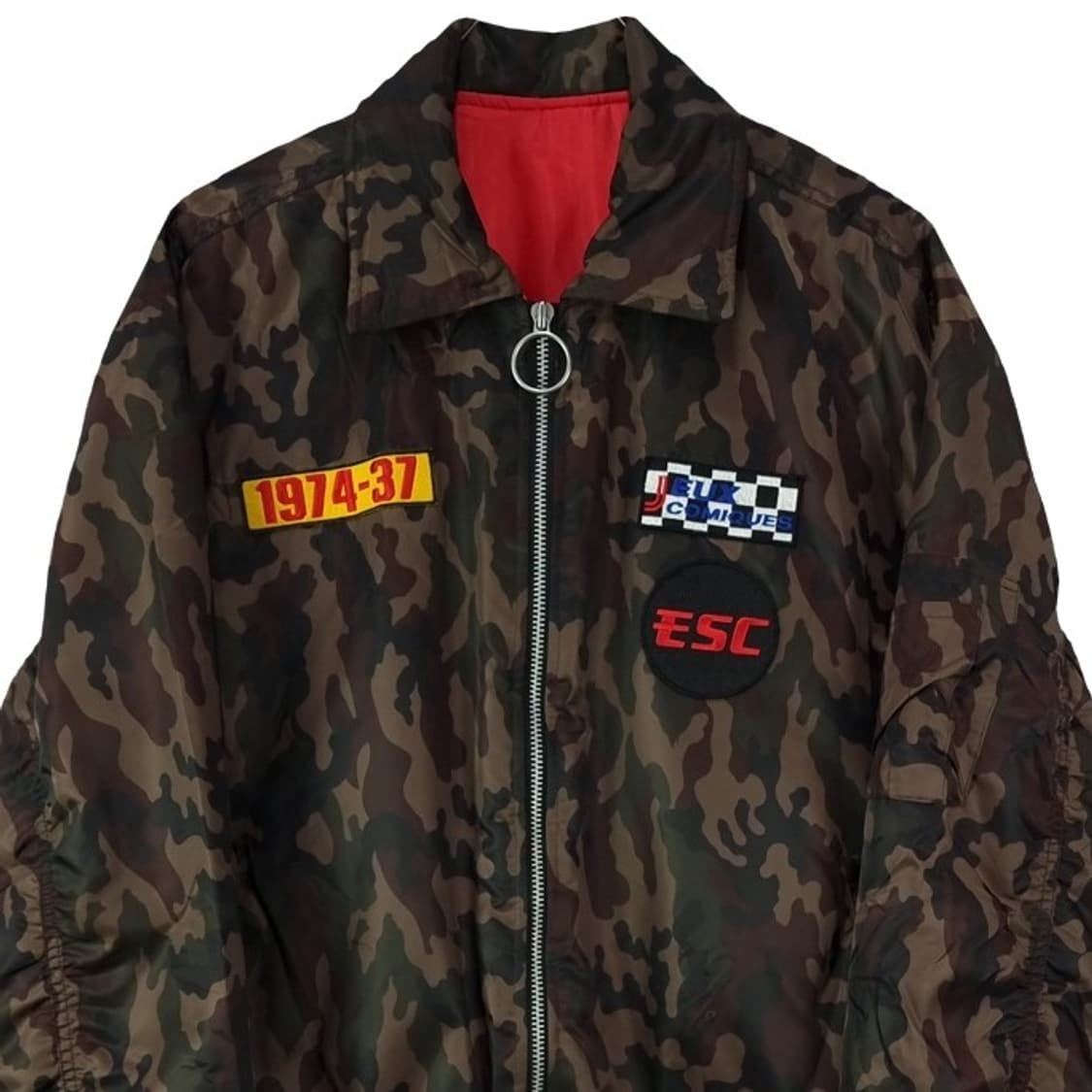 [ESC 스튜디오] 카모 패턴 집업 봄버 자켓 M19249 상품이미지4