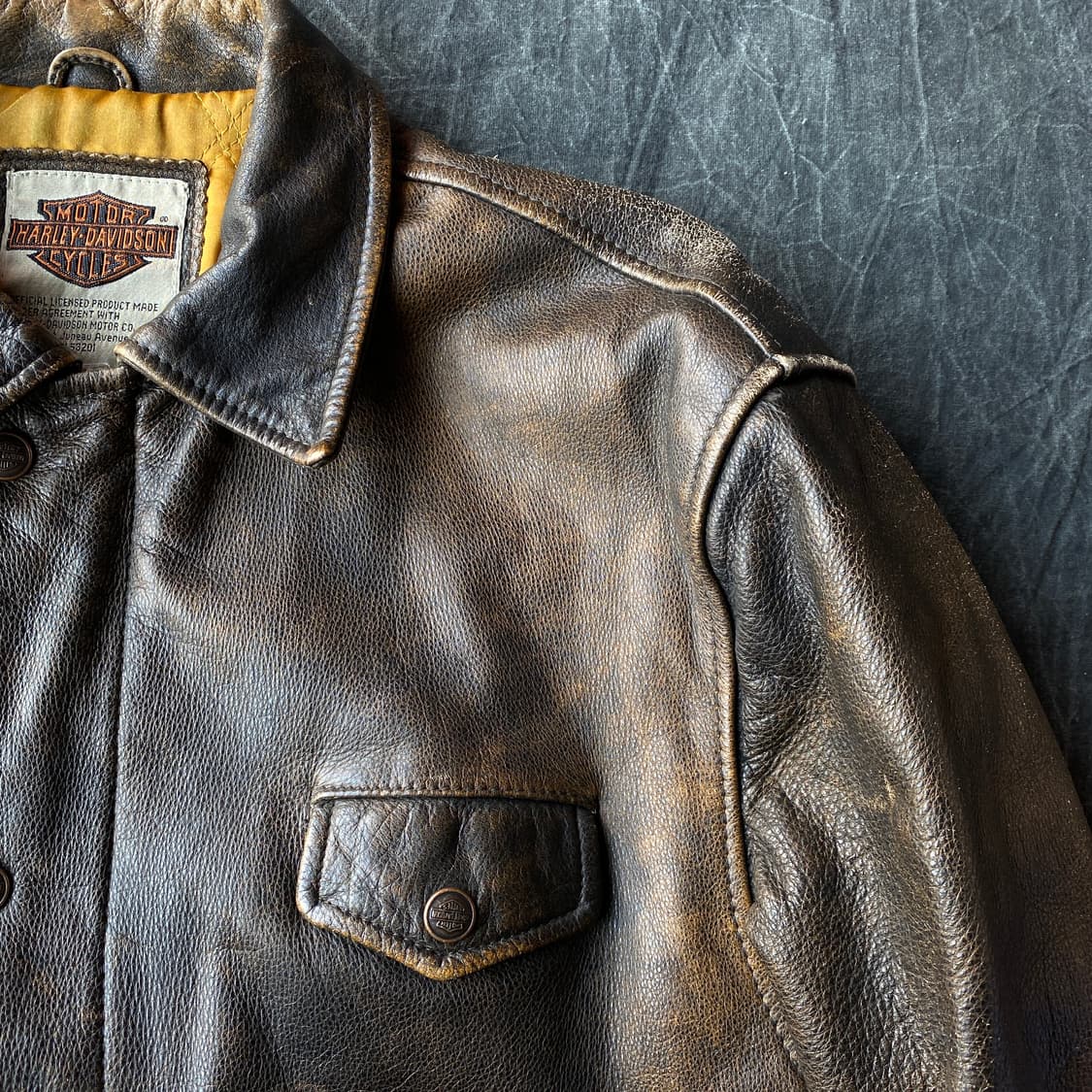 Harley-davidson cowhide jacket 상품이미지5