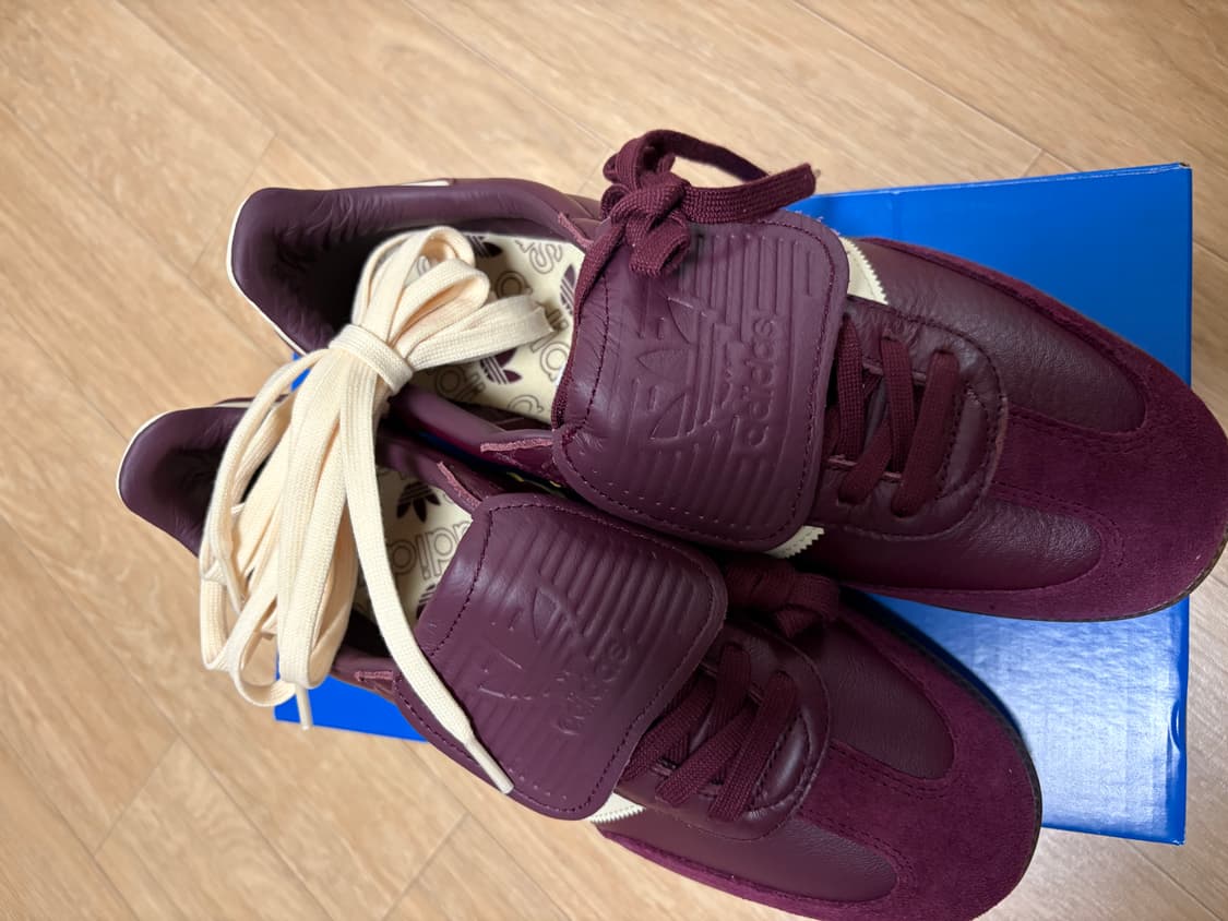 아디다스 삼바 LT 버건디 275새상품 상품이미지6