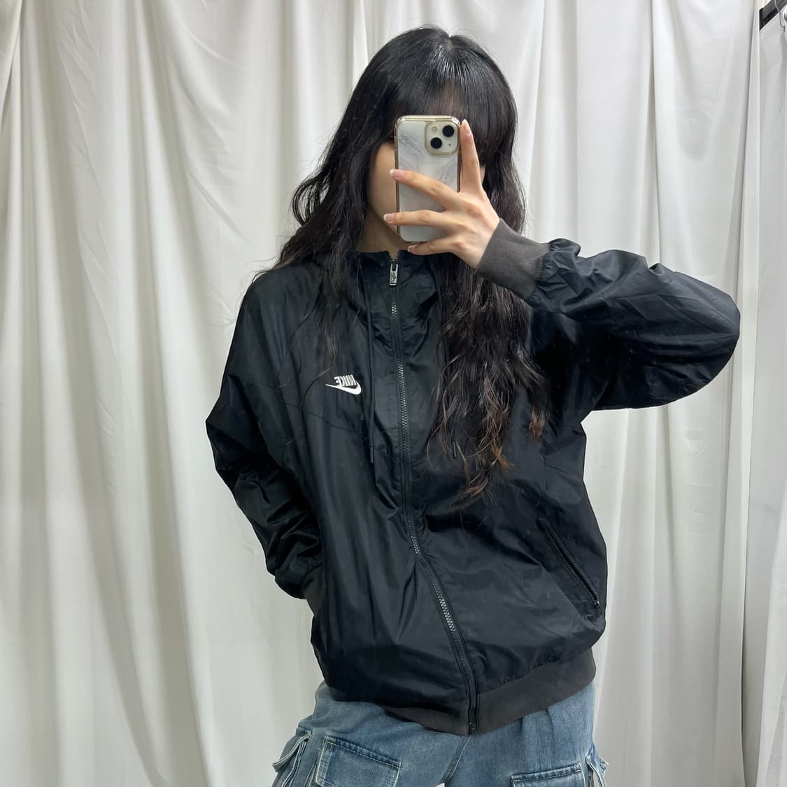 Nike black windrunner jacket 상품이미지2