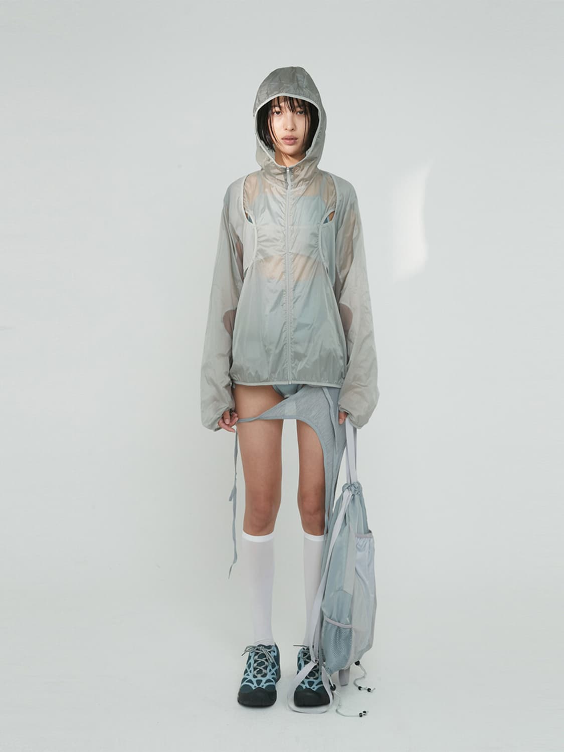 오호스 Packable Light Windbreaker / Grey 상품이미지3