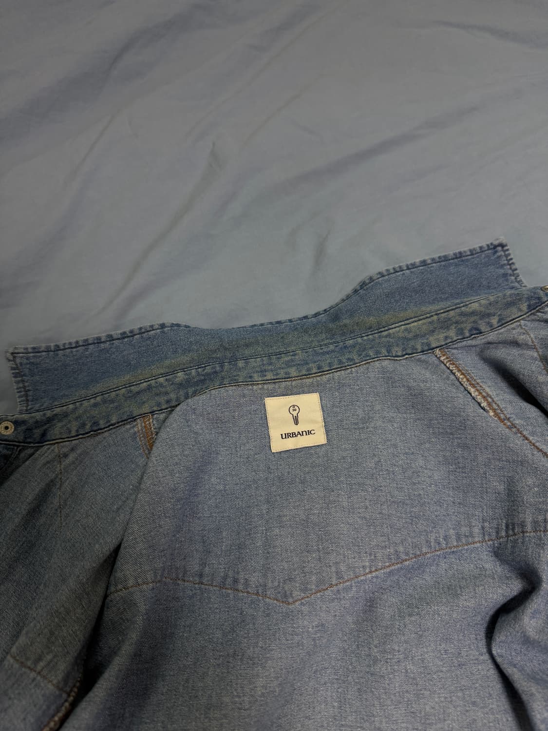 얼바닉30 웨스턴 데님 셔츠 상품이미지7