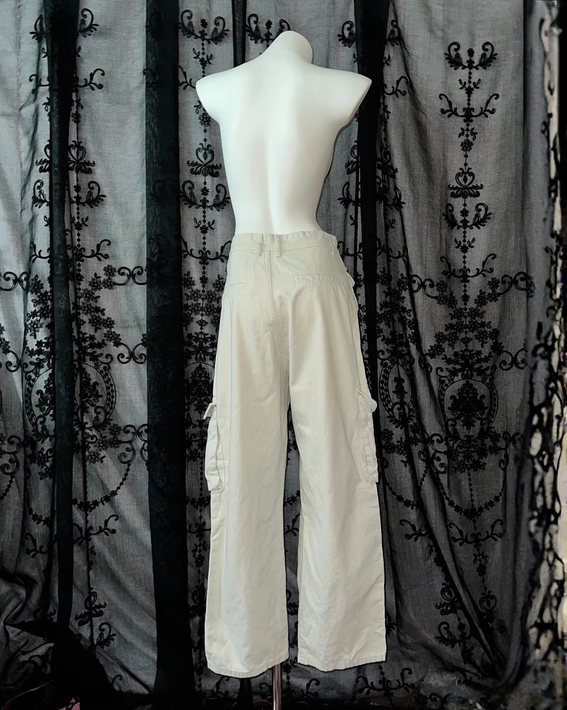 cream cargo pants 상품이미지3