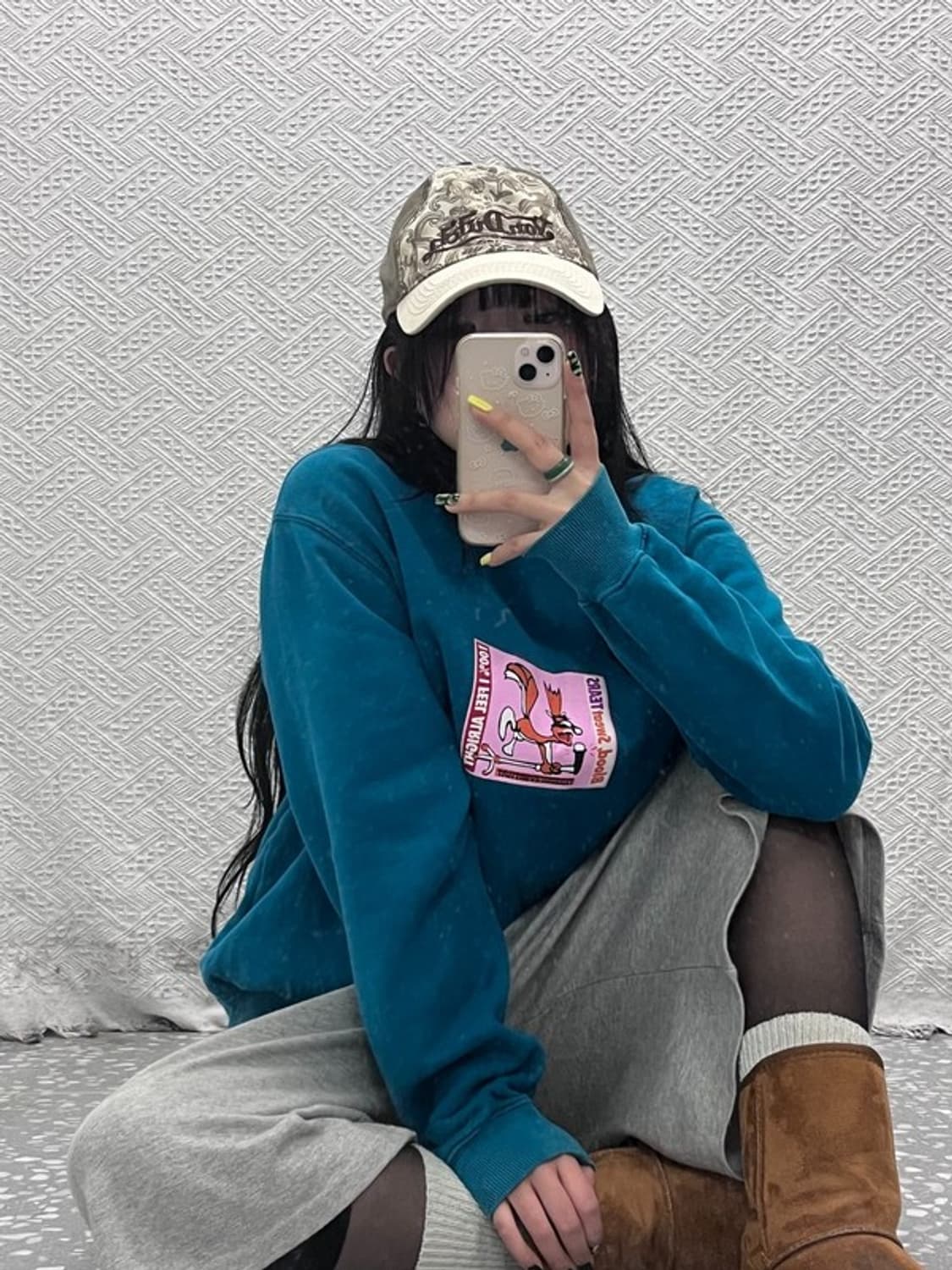 본 더치 빈티지 히피 에스닉 패치 볼캡 C07515 상품이미지1