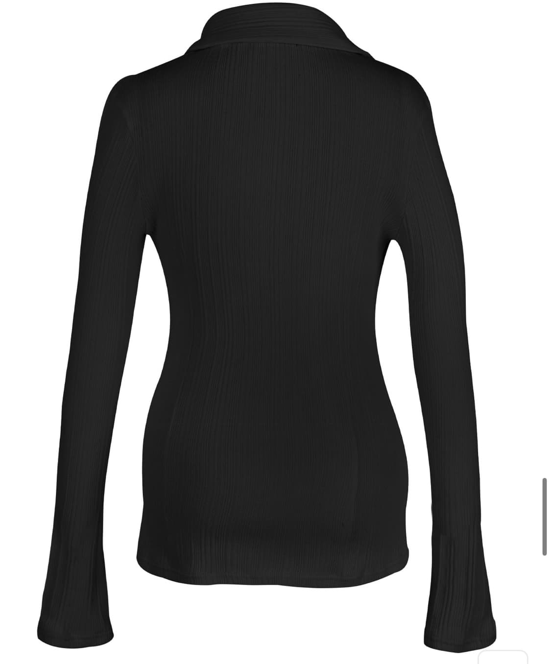 세릭 HOOK BUTTON SHIRT 후크 가디건 셔츠 블랙 상품이미지9