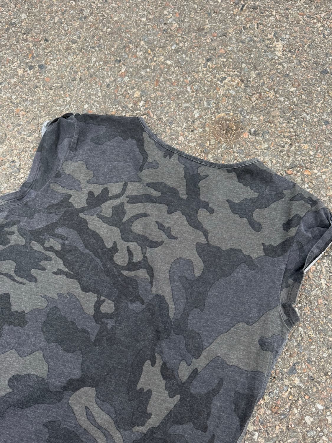 Camo Skull Layered T-Shirt 상품이미지7