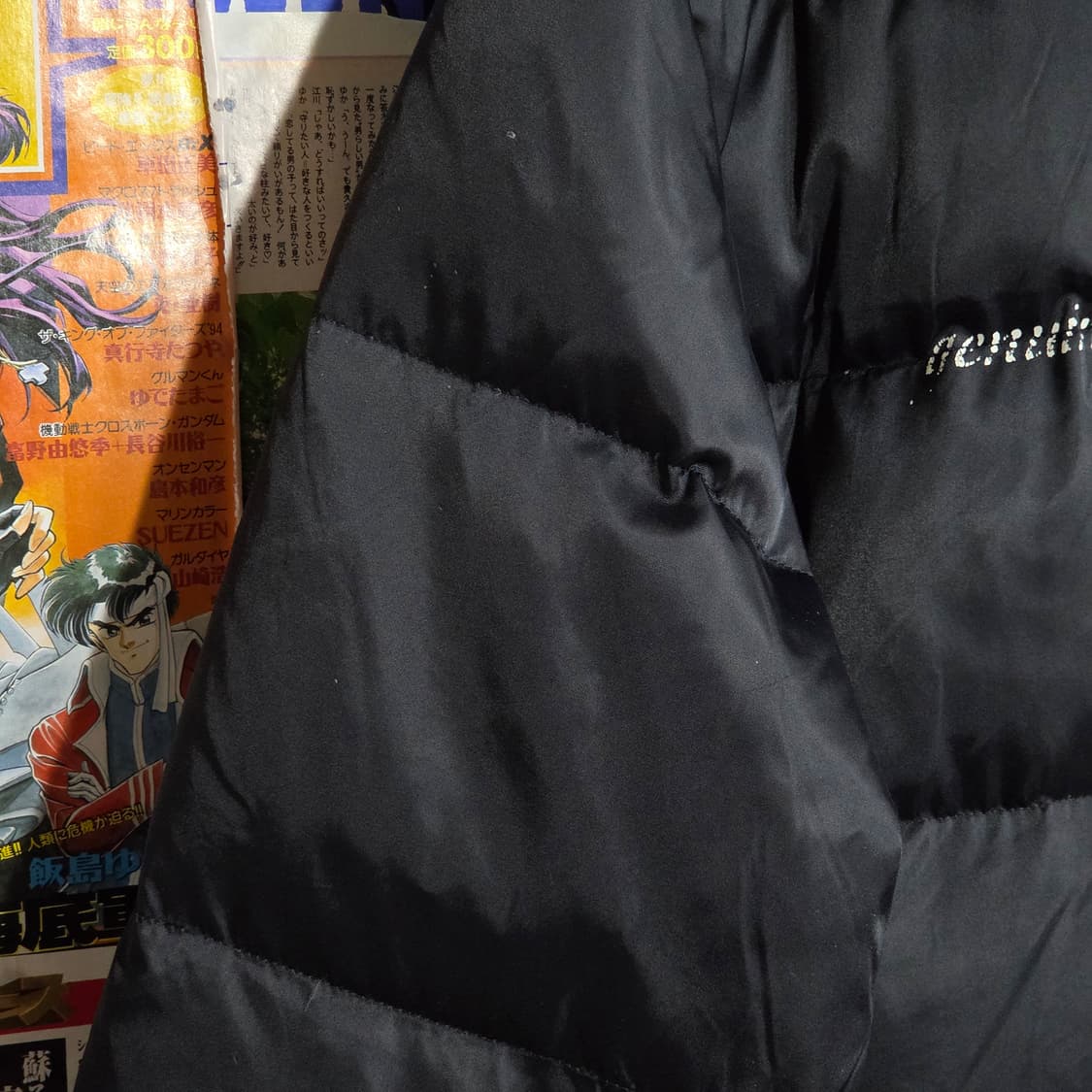 후부 올드스쿨 데님 배색 덕다운 후드 패딩 상품이미지7