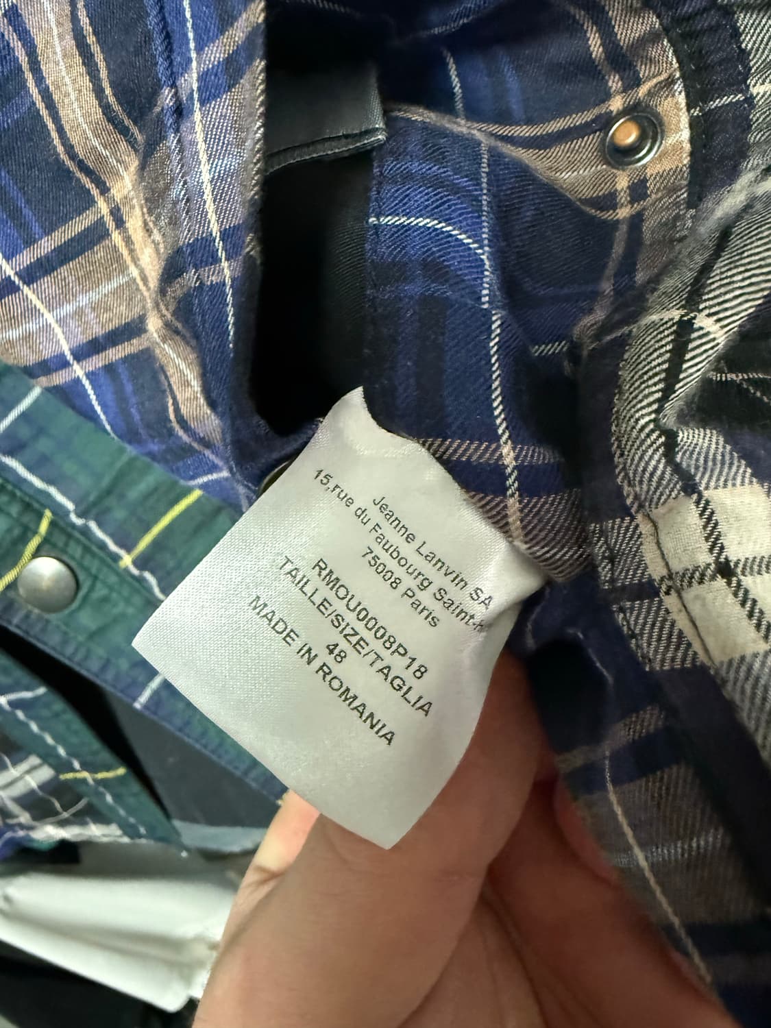 랑방 리버시블 자켓 (48) RMOU0008P78 상품이미지4