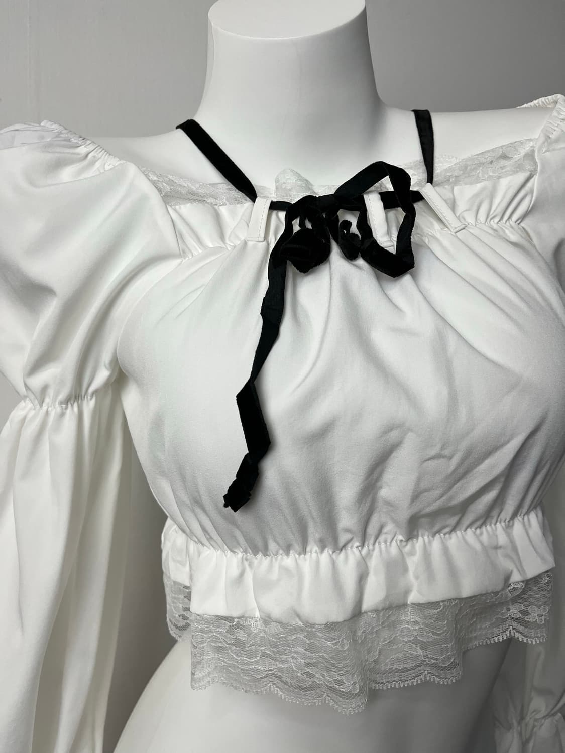 Audrey 레이스 블라우스 상품이미지2