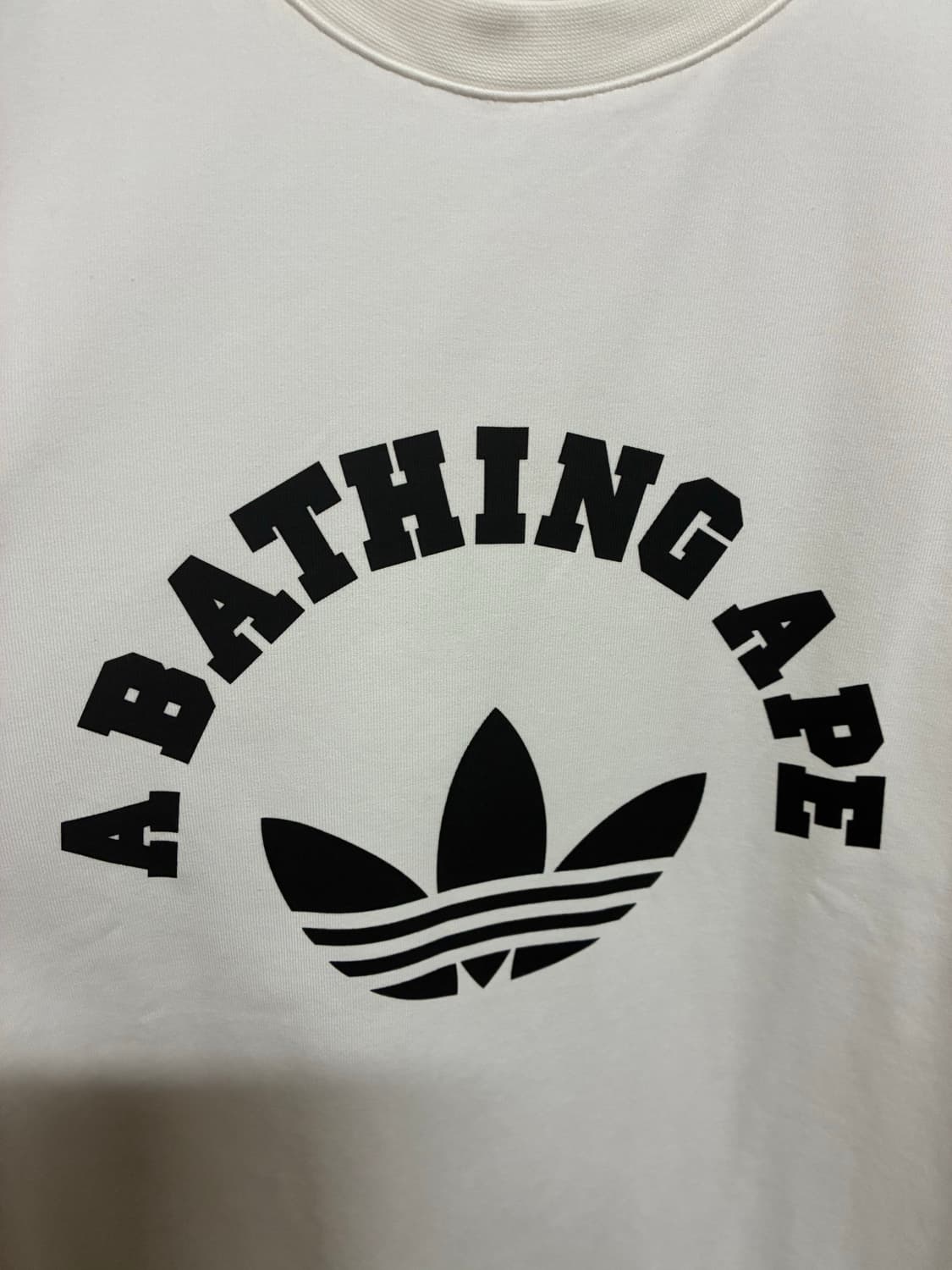 [새상품] 베이프 X 아디다스 티셔츠 L/100 상품이미지3