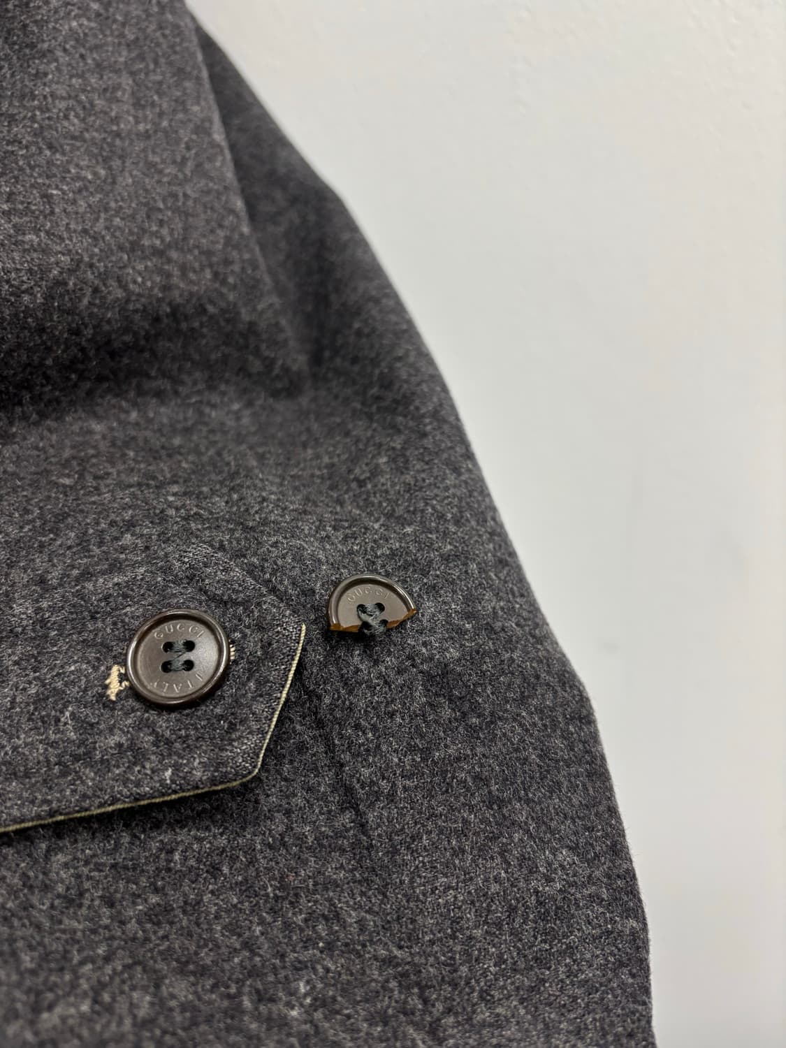 구찌 GUCCI 리버시블 울 캐시미어 롱 코트 상품이미지9